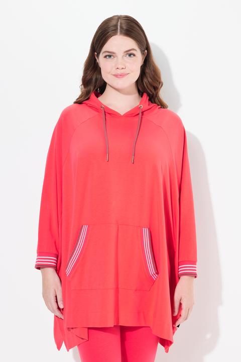 Produktbild Ulla Popken Loungwear-Poncho, oversized, Kapuze, Langarm (50, 52, 54, 56)