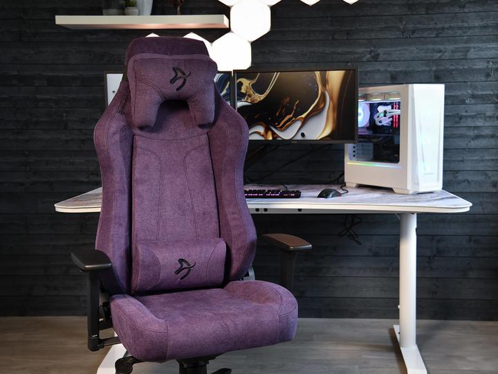 Immagine prodotto Arozzi Vernazza - Chaise Gaming en tissu souple - Mauve