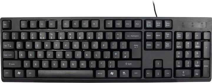 Image du produit Intertech Inter-Tech NK-1000EC Clavier USB QWERTY Anglais Noir (ING. Int., Filaire)
