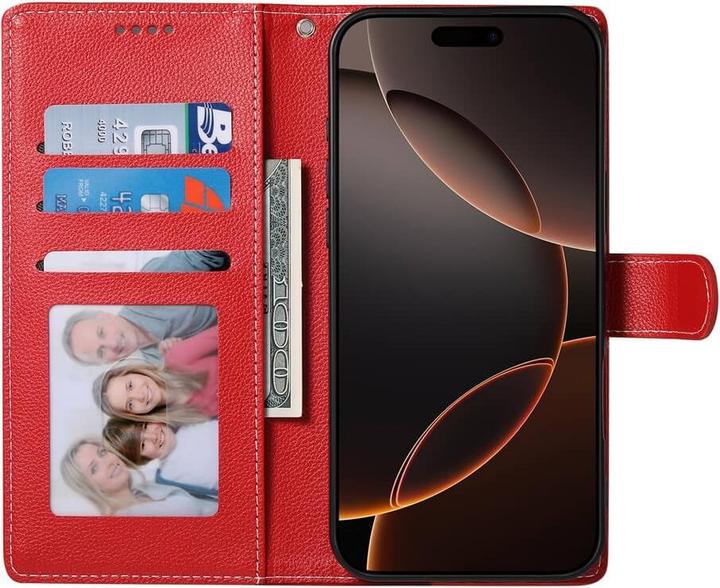 Productafbeelding Cover-Discount Leder Etui Hülle Struktura Design (Apple iPhone 17 Pro)