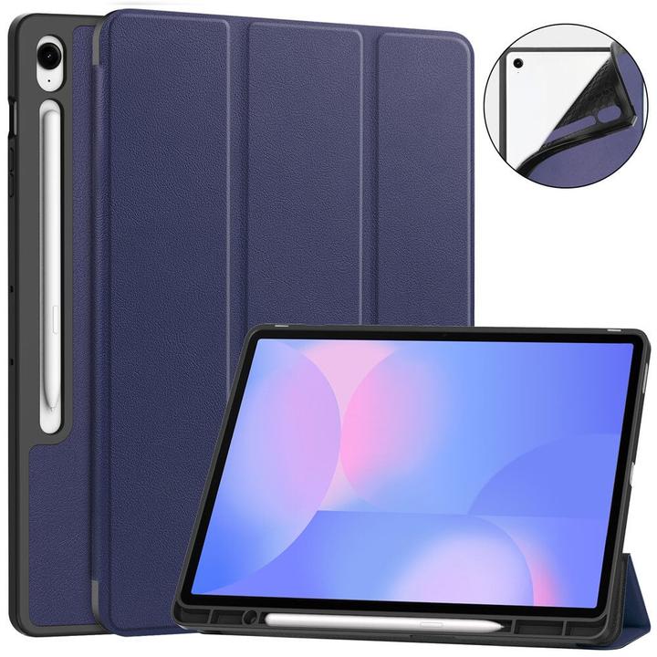 Cover-Discount Galaxy Tab S10 FE+ Plus - Smart Cover Hülle mit Pencil Halter (Samsung Galaxy Tab S10 FE+)