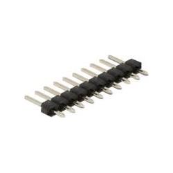 Thumbnail - Delock Stiftleiste 10 Pin, Rastermass 2,54 mm, 1-reihig, gerade, 5 Stück, Elektronikkabel + Stecker, Schwarz