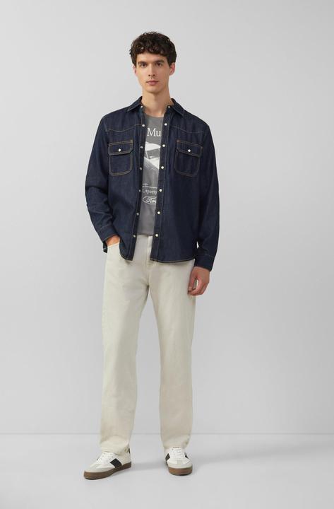 Produktbild S.Oliver Hemd Regular Fit: Denim-Hemd im Western-Stil (M)