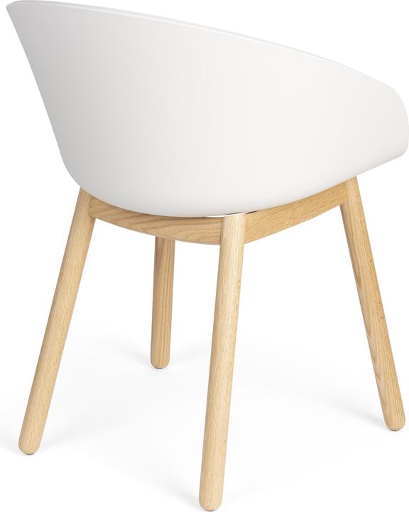 Produktbild Zuiver Void Armchair Oak Milk White