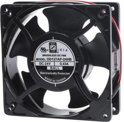 Produktbild RS PRO Lüfter 127x127x38mm 24VDC 6W 238m³/h (127 mm)