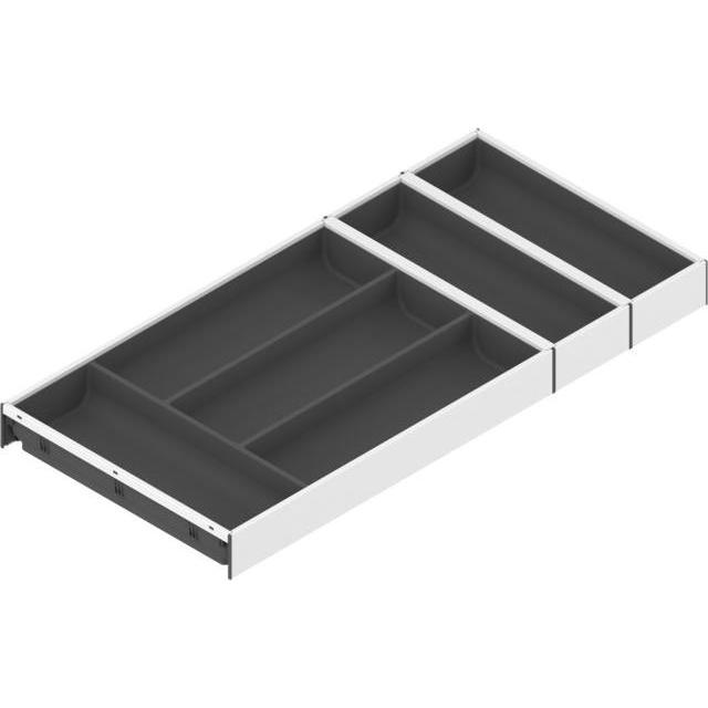Blum, Möbelausstattung, Ambia-Line Besteckkasten 624x300x50, Stahl seidenweiss oriongrau matt (1 Stk.)