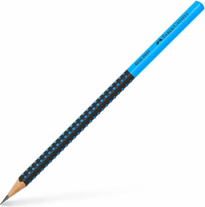 Actual product image Faber-Castell Pencil Grip 2001 Two Tone black/blue 12s (HB, 12 x)