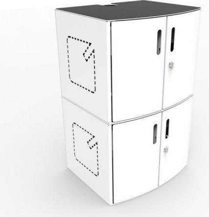 Produktbild Compulocks 16 unit cabinet w EU power strip