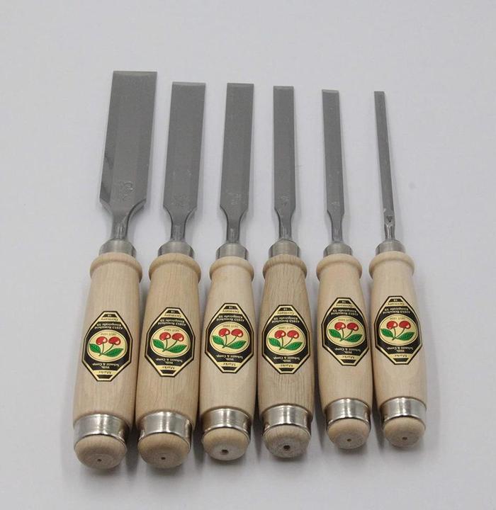 Productafbeelding Kirschen Beitelset 1171 LRT 6 st. in suède zakje (26 mm)