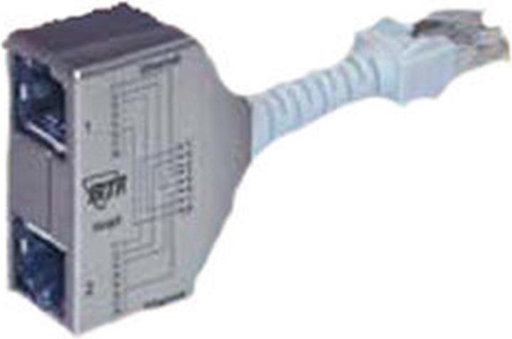 Produktbild Metz Connect BTR Cable sharing Adpt. pnp 3 2er Set Ethernet-Ethernet VE 2 Ethernet-Ethernet silber