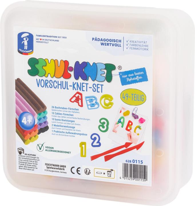 Productafbeelding Feuchtmann Schul-Knete Vorschul-Knet-Set 49tlg.