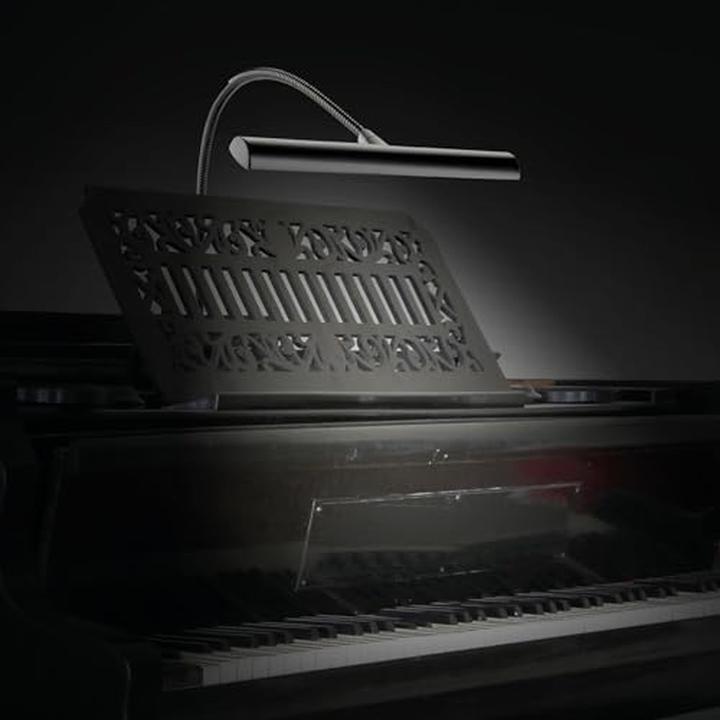 Image du produit K&M Lampe de piano à LED 12298 centrale, noire (Lumière de pupitre)