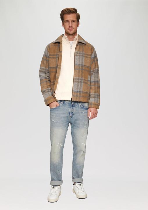 Image du produit S.Oliver Strickpullover Pullover mit Troyer-Kragen in Melange-Optik (3XL)