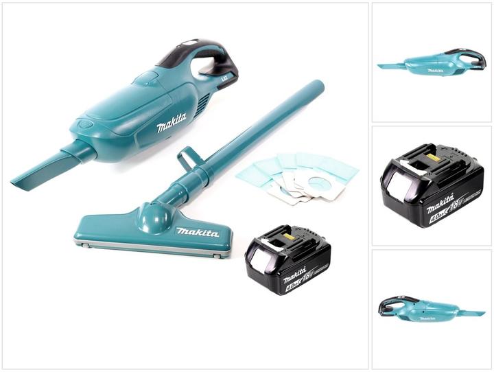 Produktbild Makita DCL 182 M1 Akku Staubsauger 18 V + 1x Akku 4,0 Ah - ohne Ladegerät