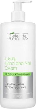 Produktbild Bielenda PROFESSIONAL Luxury Hand & Nail Cream Silk Proteins & Vitamin Complex luksusowy (500 ml)