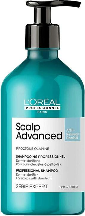 Produktbild L'Oréal Professionnel LP SE Scalp A-Dndrf Shp R 500ml Inst clear (500 ml, Flüssiges Shampoo)
