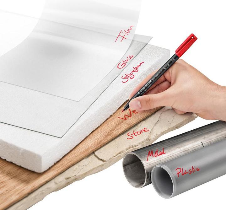 Image du produit Staedtler Lumocolor permanent (Multicolore, 1 mm, 4 x)