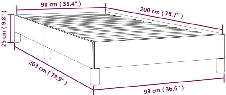 Produktbild VidaXL Brietta (90 x 200 cm)