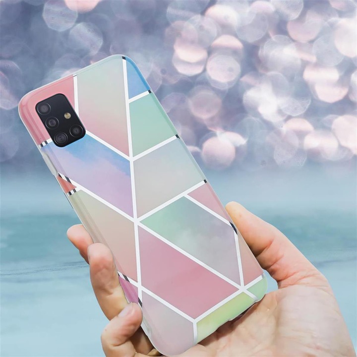 Produktbild Cadorabo IMD TPU Bunter Marmor Cover (Samsung Galaxy A51 5G)
