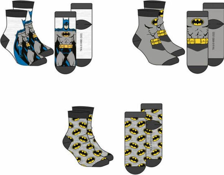 Produktbild Batman assorted pack 3 socks adult (3er Pack, 39 - 45)
