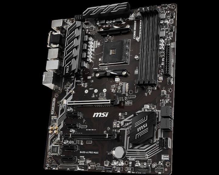 Actual product image MSI B450-A PRO MAX (AM4, AMD B450, ATX)