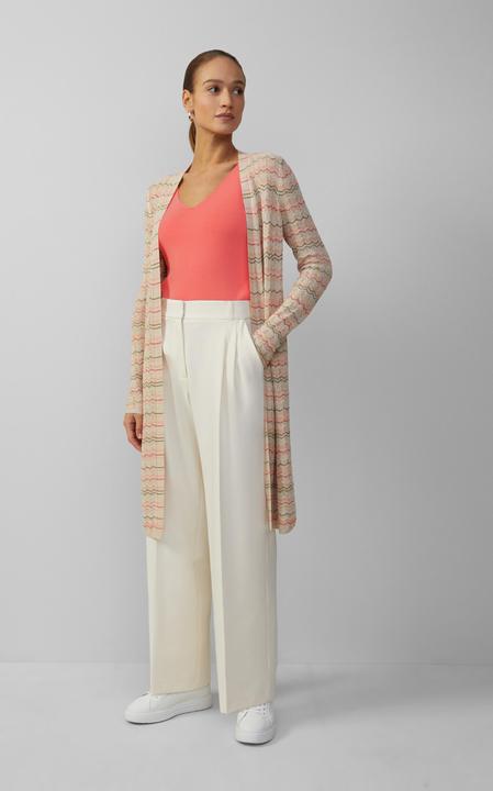 Actual product image S.Oliver Strickjacke Longcardigan mit Zick-Zack-Muster und Glitzergarn (34)