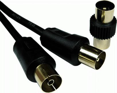 Immagine prodotto Cables Direct CDL 2m TV Ext con maschio Coup-Blk (2 m)