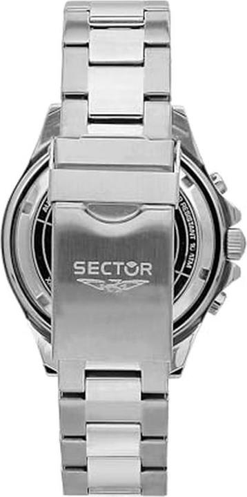 Actual product image Sector Limited Edition Multifunctional Quartz Watch with Metal Band and Safety Clasp (43 mm)
