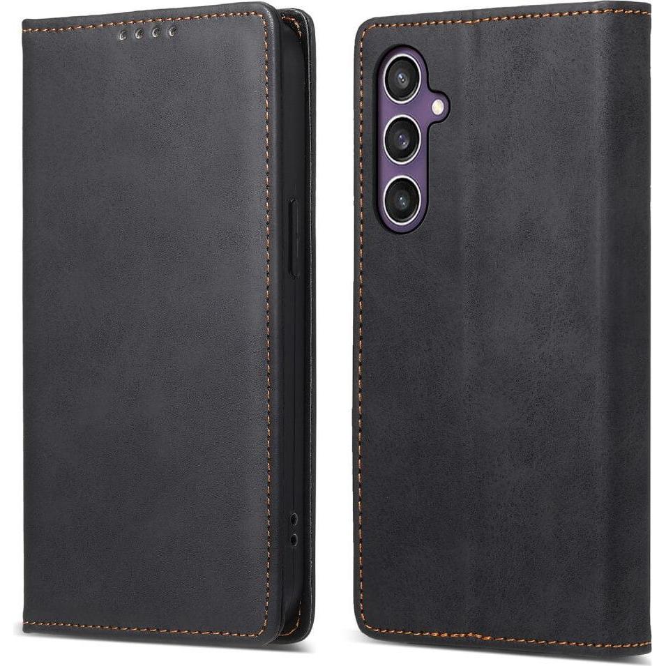 Cover-Discount Galaxy S25+ Plus - Flip Case mit RFID Blocker (Samsung Galaxy S25+), Smartphone Hülle, Schwarz