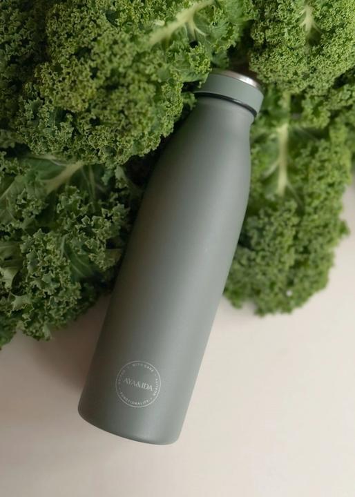 Image du produit Aya & Ida - Drinking Bottle - Thermosfles - waterfles - 500ml - TROPICAL GREEN (A9195) (0.50 l)