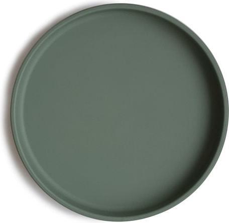 Actual product image Mushie Classic Silicone Plate Dried Thyme