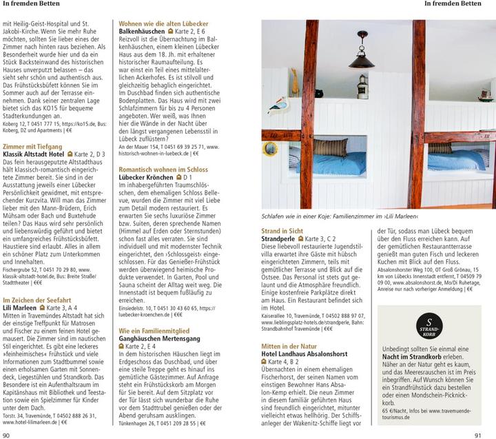 Produktbild direkt Reiseführer Lübeck Travemünde (Deutsch, Nicoletta Adams, 2023)