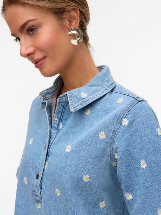 Image du produit Vero Moda VMOCINA Kurzes Kleid Jeanskleid (L)
