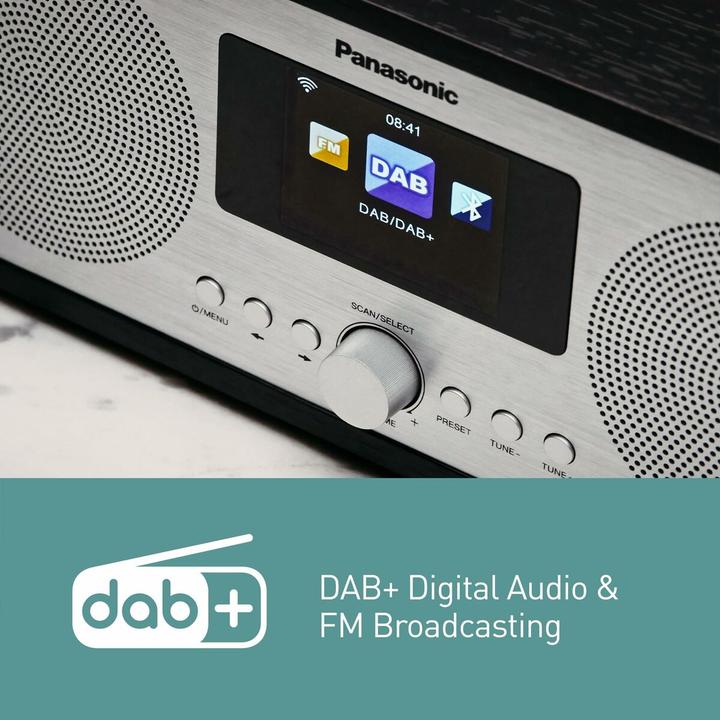 Actual product image Panasonic RF-D40EG-K (Web radio, DAB+, FM, Bluetooth, Wi-Fi)