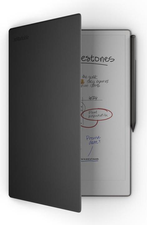 Produktbild reMarkable Paper Pro met Book Case Leer Zwart (RM83C-1005NW) (11.80", 64 GB, Schwarz, Zwart)