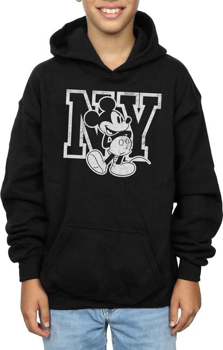 Immagine prodotto Disney Mickey Mouse NY Kicking Felpa con Cappuccio Ragazzi (128)