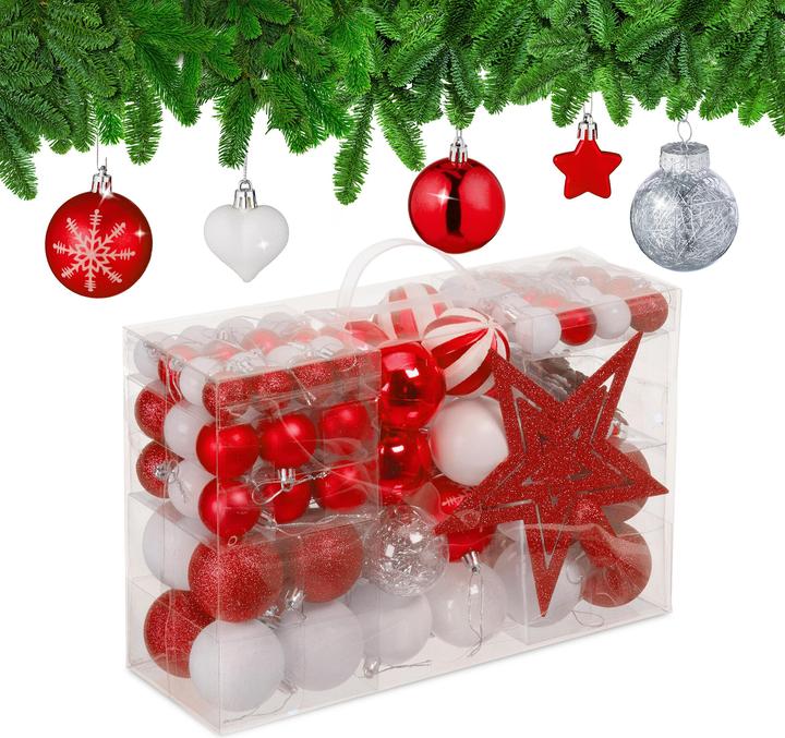 Actual product image Relaxdays Christmas baubles set (1 -part)