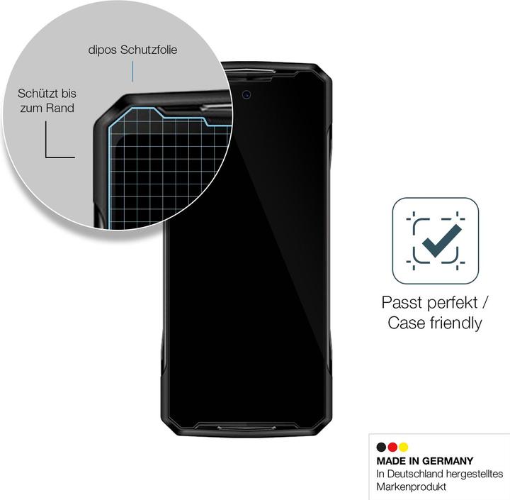 Produktbild Dipos Displayschutz Anti-Shock (2 Stk., Doogee N10)