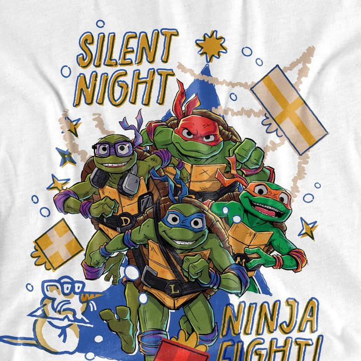 Produktbild Teenage Mutant NT Silent Night Ninja Fight TShirt weihnachtliches Design (3XL)