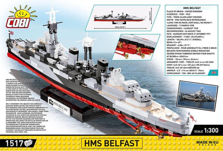 Actual product image Cobi HMS Belfast