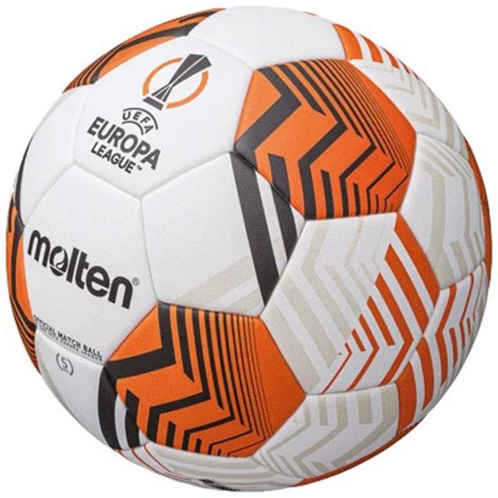 Actual product image Molten UEFA Europa League Official Acentec White And Orange Football F5U5000-12 (5)