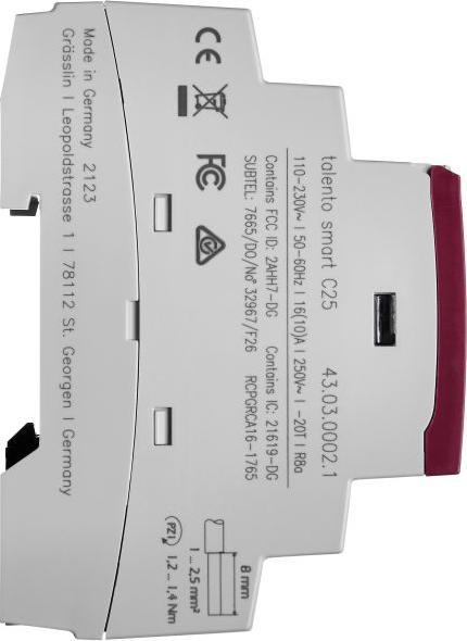 Produktbild Grässlin talento smart C25