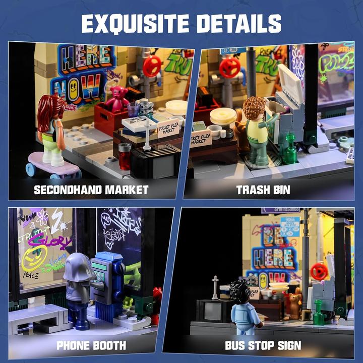 Produktbild Lumibricks Graffiti-Bushaltestelle