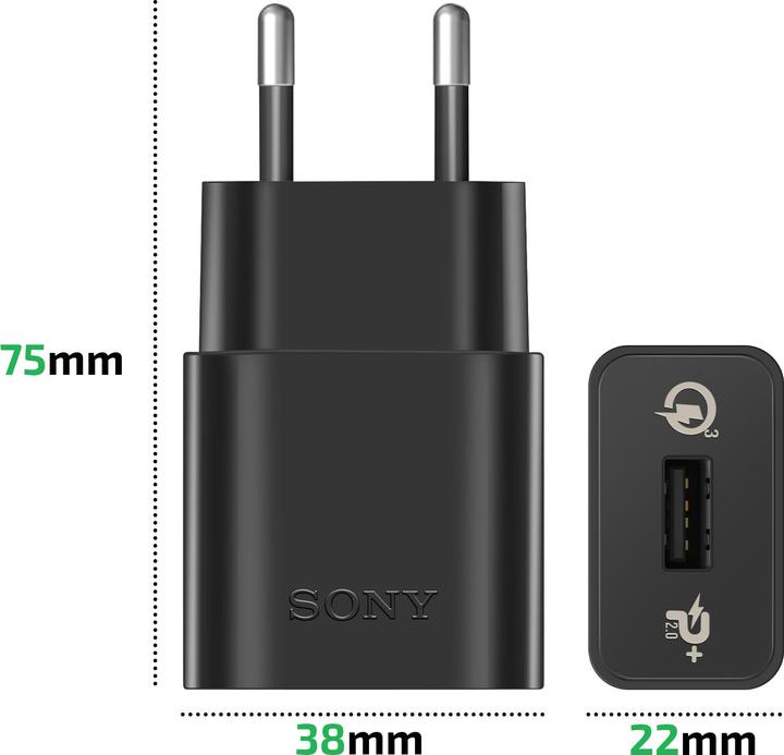 Produktbild Sony UCH20 USB Netzteil + USB-C Kabel (7 W, 1 Port)