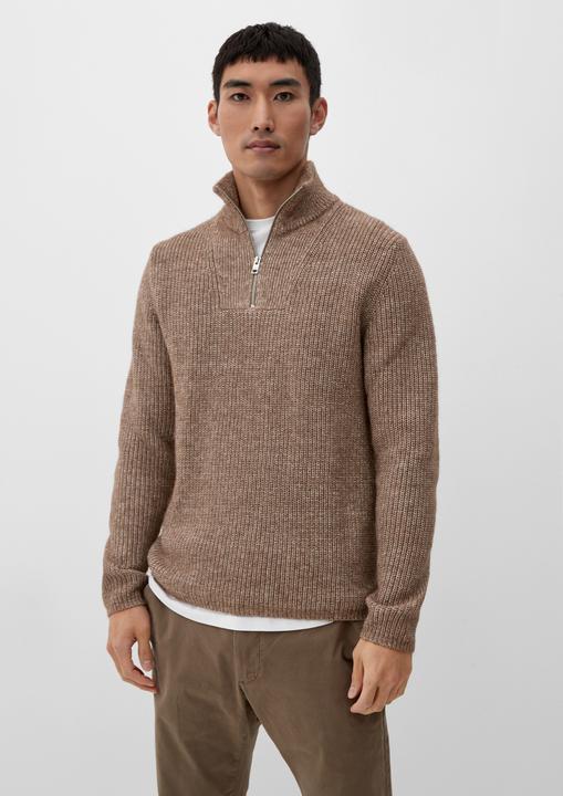 Immagine prodotto s.Oliver Strickpullover Strickpullover mit Reissverschluss (XXL)
