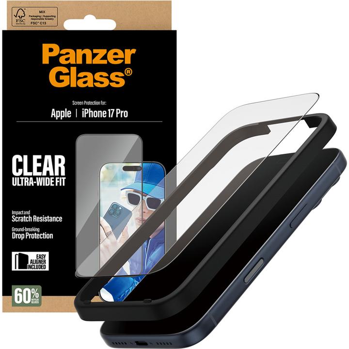 Image du produit PanzerGlass Ultra Wide Fit (1 pièce(s), Apple iPhone 17 Pro)