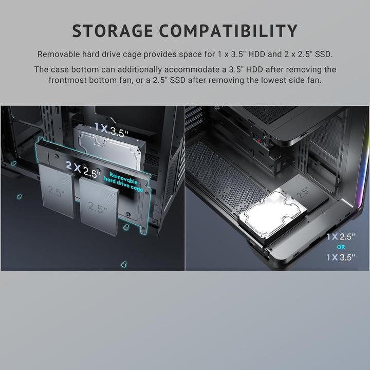 Actual product image Antec C5 Curve (ATX, ITX, mATX)