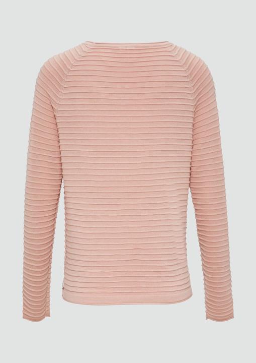 Produktbild s.Oliver Strickpullover Pullover mit Strukturmuster aus Viskosemix (M)