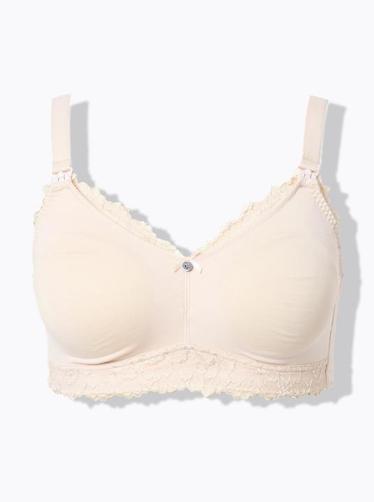 Actual product image Ulla Popken Lace Trim Nursing Bra (100 E)