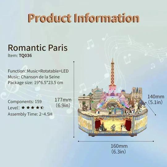 Immagine prodotto Tonecheer Romantic Paris - Spieluhr
